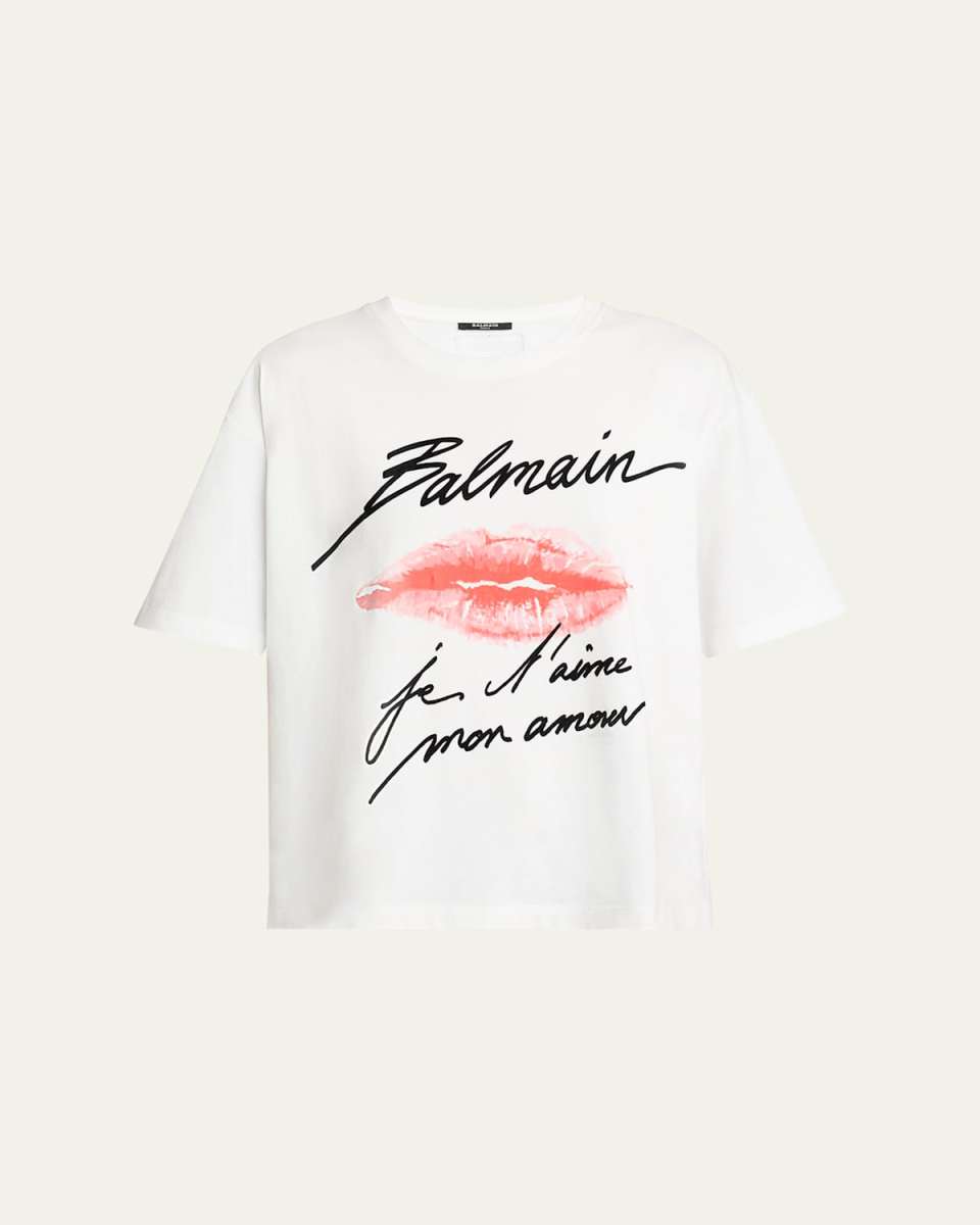 Lip Print Logo T-Shirt